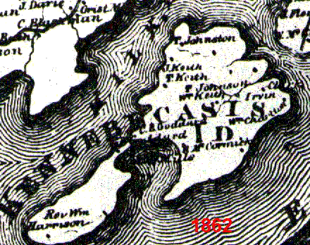 Kennebecasis Island Old Map